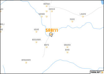 map of Sabiyi