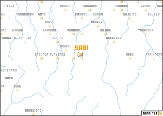 map of Sabi