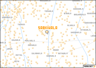 map of Sābkīwāla