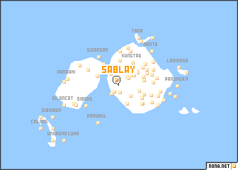 map of Sablay