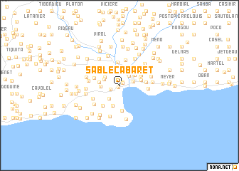 map of Sable Cabaret