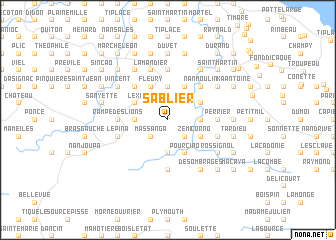 map of Sablier