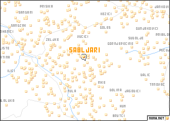 map of Sabljari