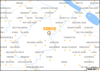 map of Sabnie