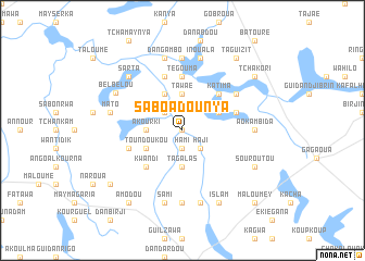 map of Saboa Dounya