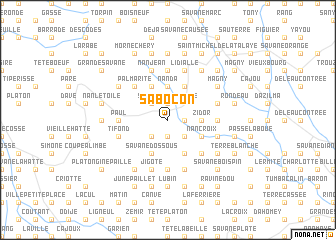 map of Sabocon