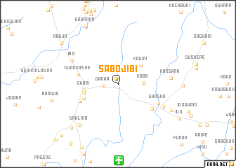 map of Sabojibi