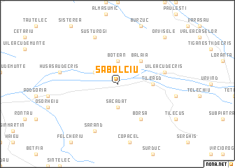 map of Săbolciu