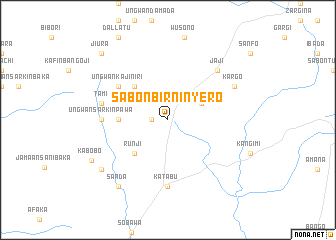 map of Sabon Birnin Yero