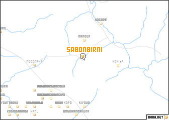 map of Sabon-Birni