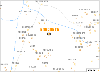 map of Sabonete