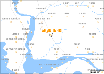 map of Sabongari