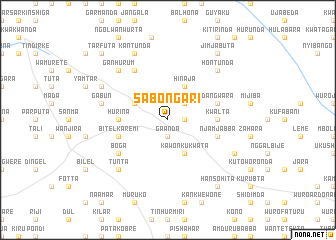 map of Sabongari