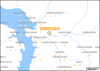 map of Sabongari