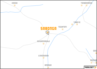 map of Sabonga