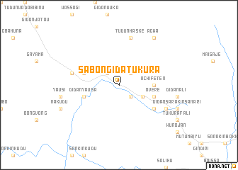 map of Sabon Gida Tukura