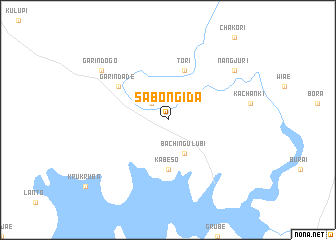 map of Sabon Gida