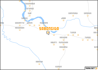 map of Sabon Gida