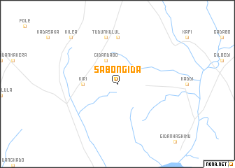 map of Sabon Gida