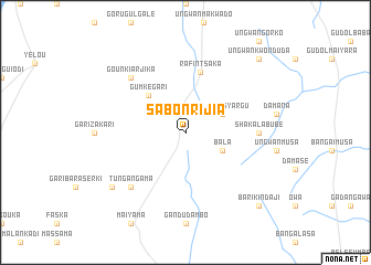 map of Sabon Rijia