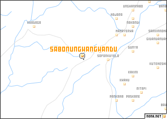 map of Sabon Ungwan Gwandu