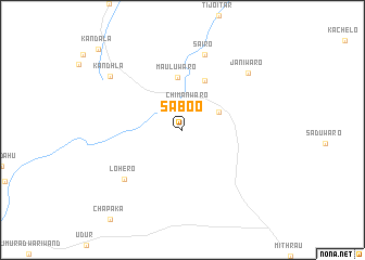 map of Saboo