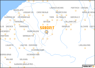 map of Saborit