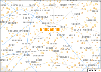 map of Sābo Sarāi