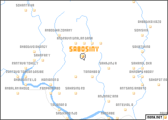 map of Sabosiny