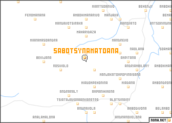 map of Sabotsy Namatoana