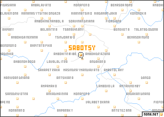 map of Sabotsy