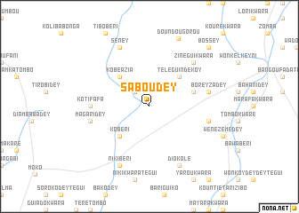 map of Sabou Dey