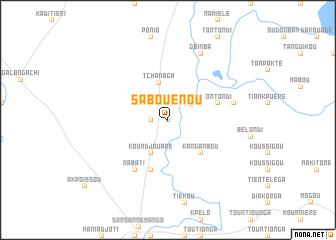 map of Sabouénou