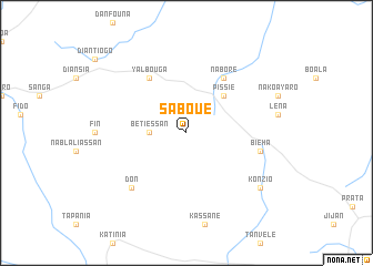 map of Saboué