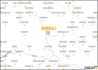 map of Sabouli