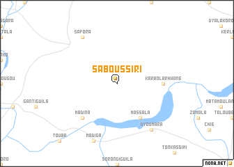 map of Saboussiri