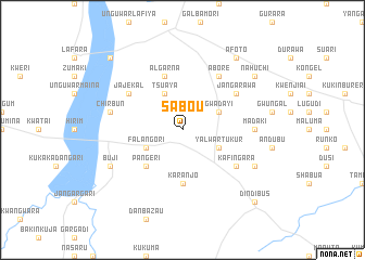 map of Sabou