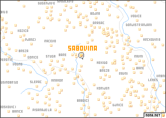 map of Šabovina