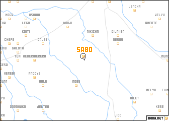map of Sabo