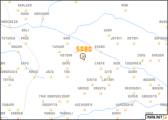 map of Sabo