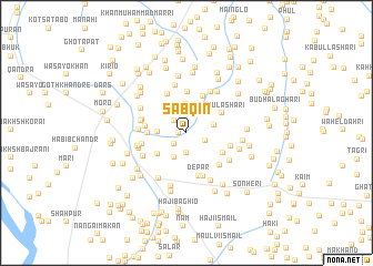 map of Sābqīn