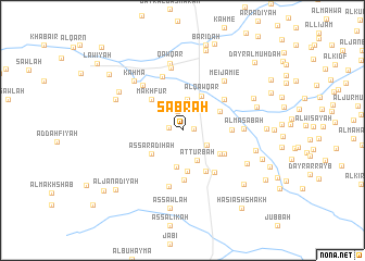 map of Şabrah