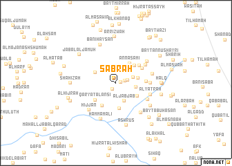 map of Şabrah