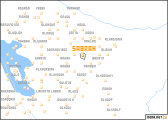 map of Şabrah