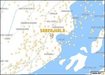 map of Sabrājwāla