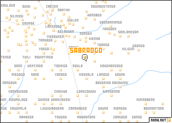 map of Sabraogo