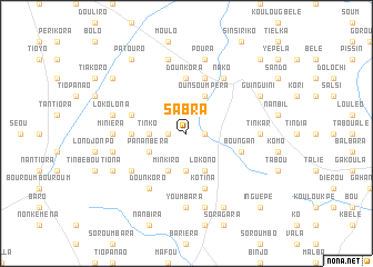 map of Sabra