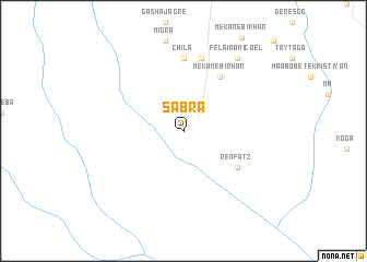 map of Sabra