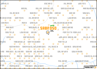 map of Sabroso