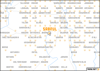 map of Sabrul